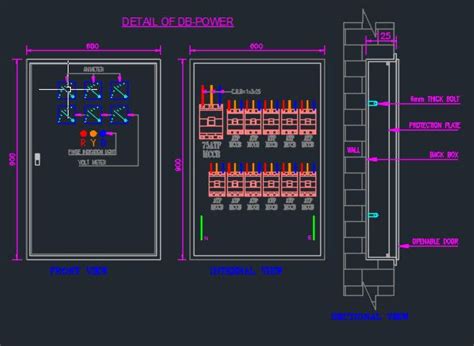 electric circuit box cover cad|Electrical boxes in 3d in AutoCAD .